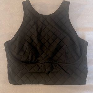 Lululemon high neck quilted full support sports bra
